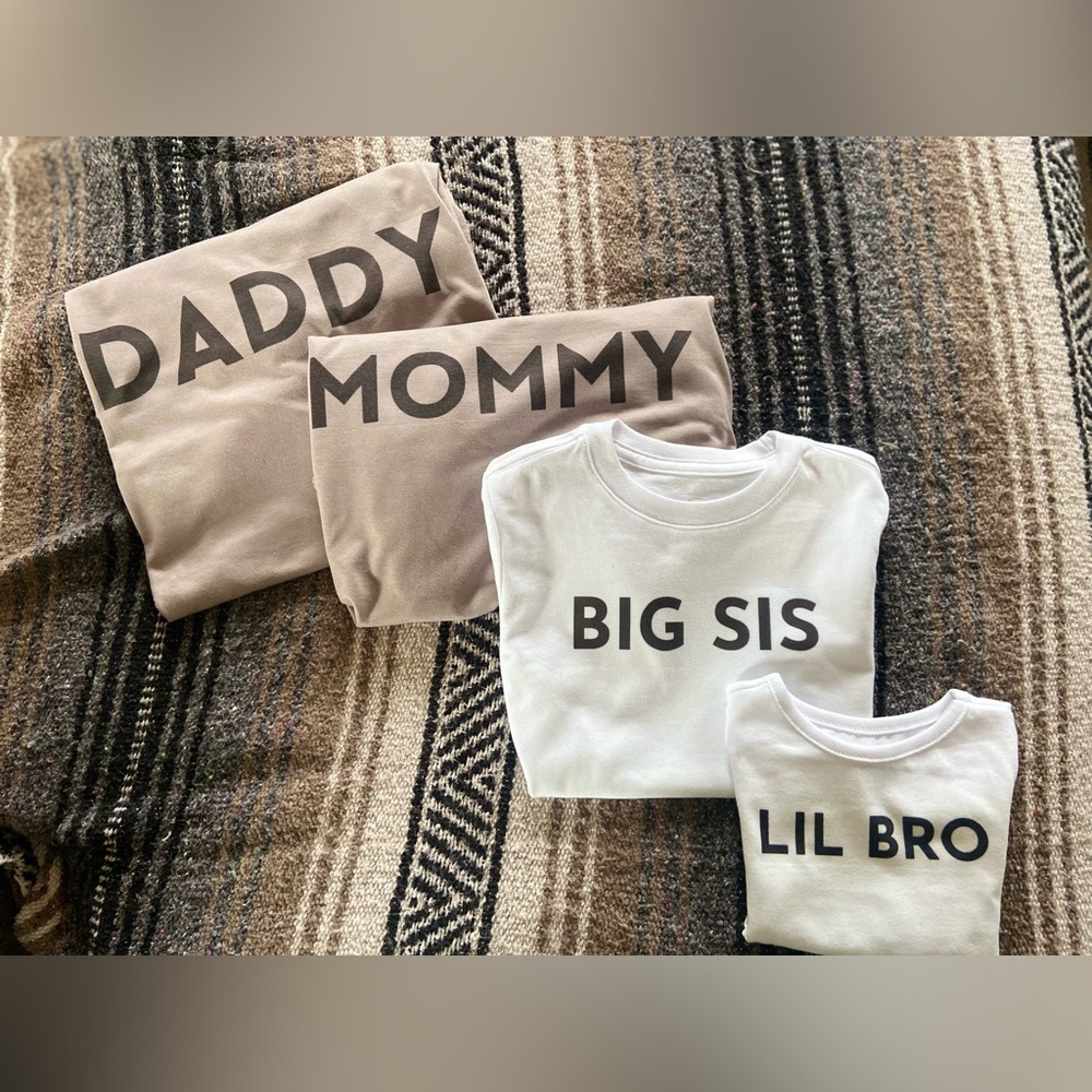 Family custom designed shirts